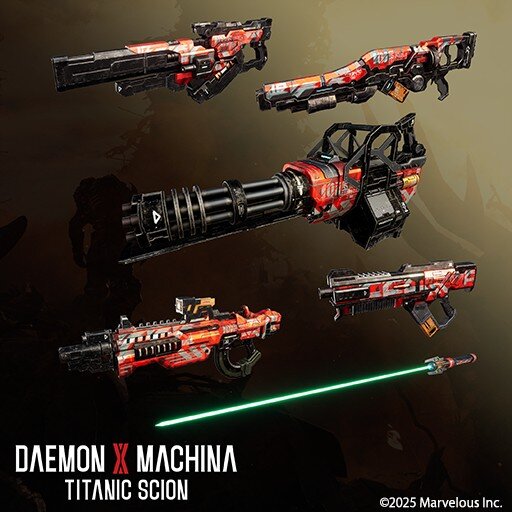 デモンエクスマキナ タイタニックサイオン 特殊効果音武器セット