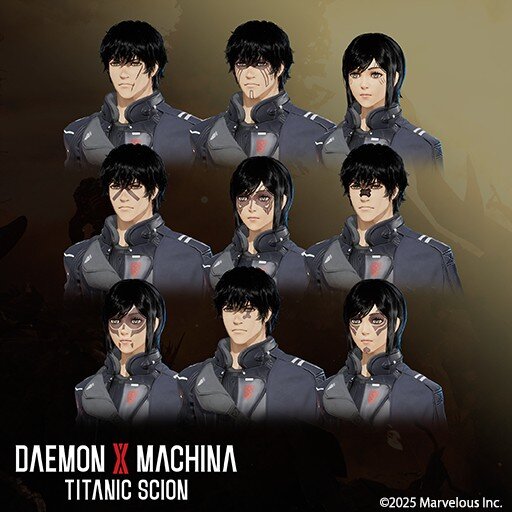 デモンエクスマキナ タイタニックサイオン キャラクターエディットセット3
