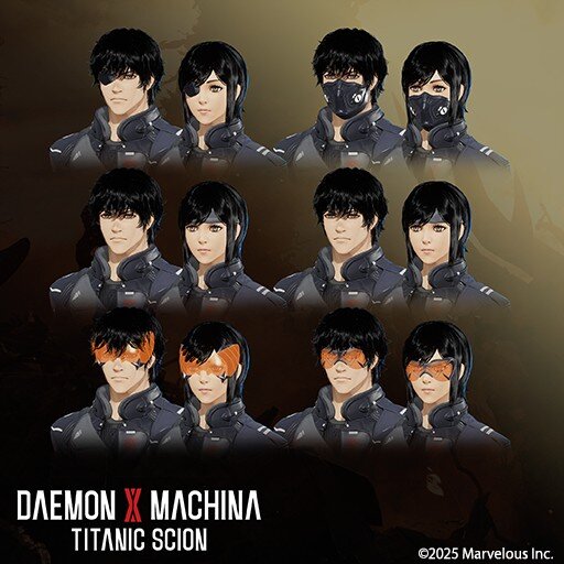 デモンエクスマキナ タイタニックサイオン キャラクターエディットセット４