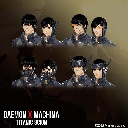 デモンエクスマキナ タイタニックサイオン キャラクターエディットセット5