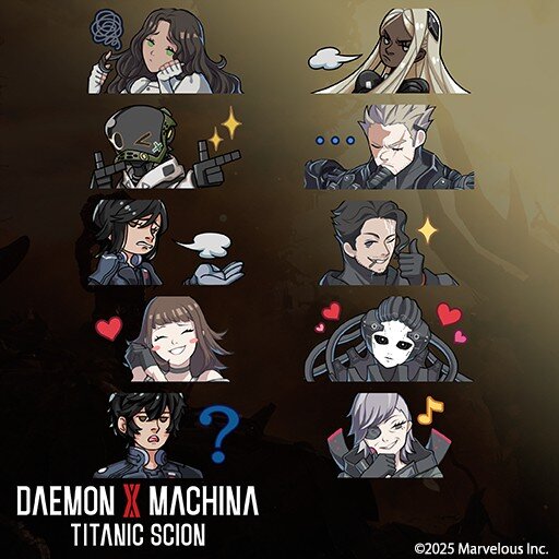 デモンエクスマキナ タイタニックサイオン スタンプセット